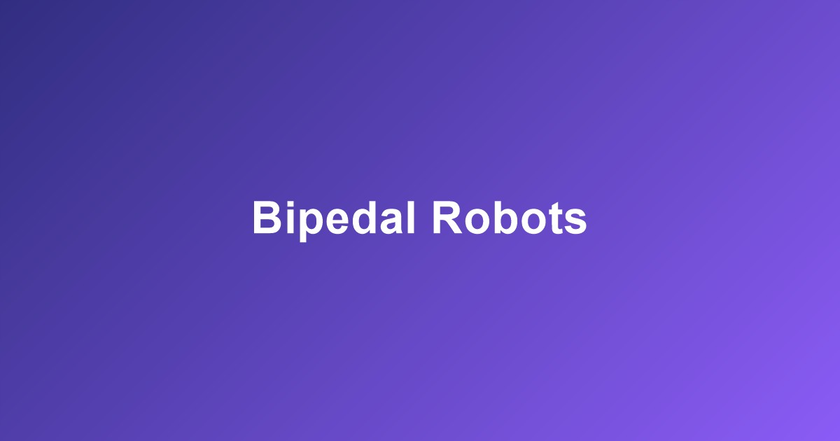 Bipedal Robots Are Officially Walking Into Everyday Life