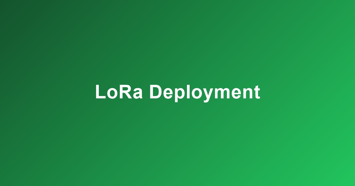 How to Deploy a LoRa Network for Smart Street Lighting