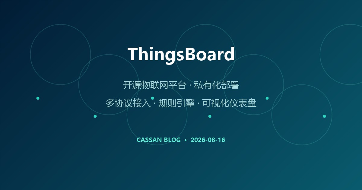 Goodbye Commercial IoT Platforms: A Practical Guide to ThingsBoard Open-Source Private Deployment